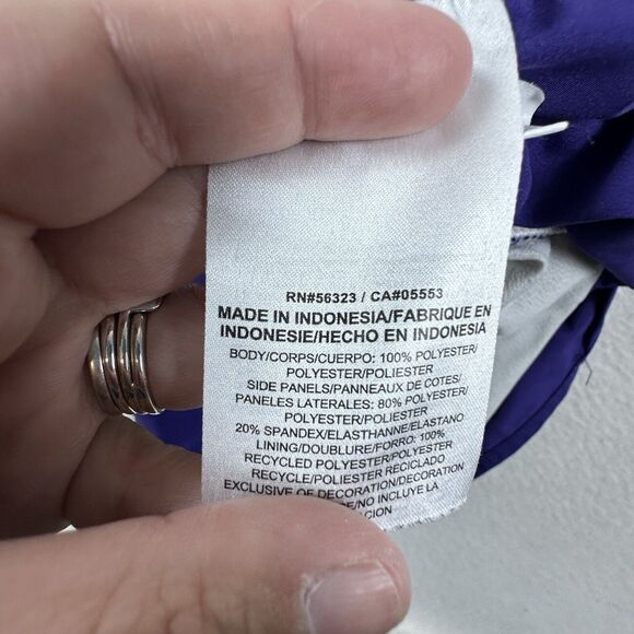 Nike Shorts Womens Size Medium Purple Linfield University Lined Running Shorts - Picture 11 of 13